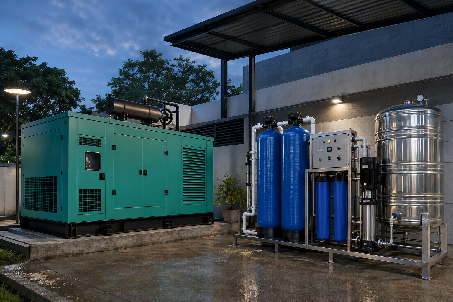 Power and Water Backup